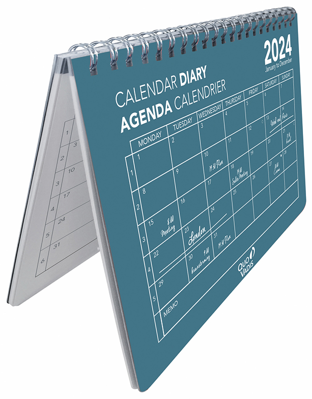 Quo Vadis Calendar Diary Oslo 2024